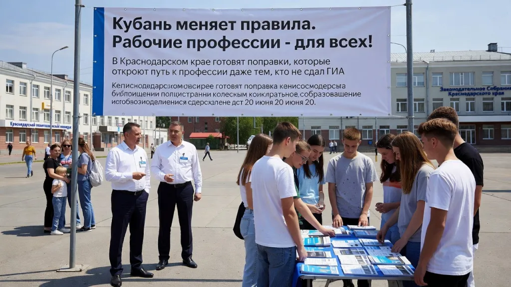 Кубань меняет правила. Рабочие профессии - для всех!